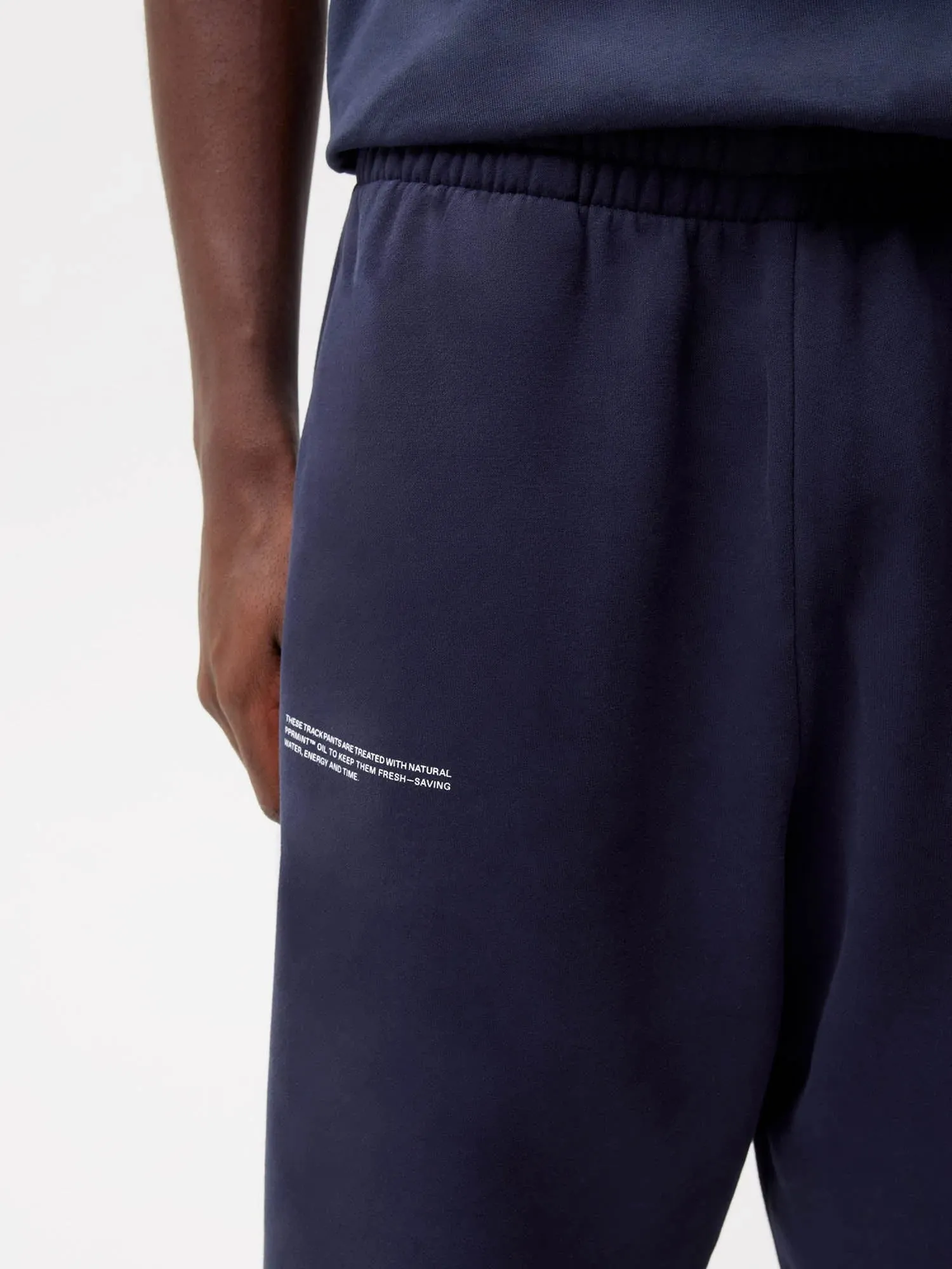 365 Straight Leg Track Pants—navy blue