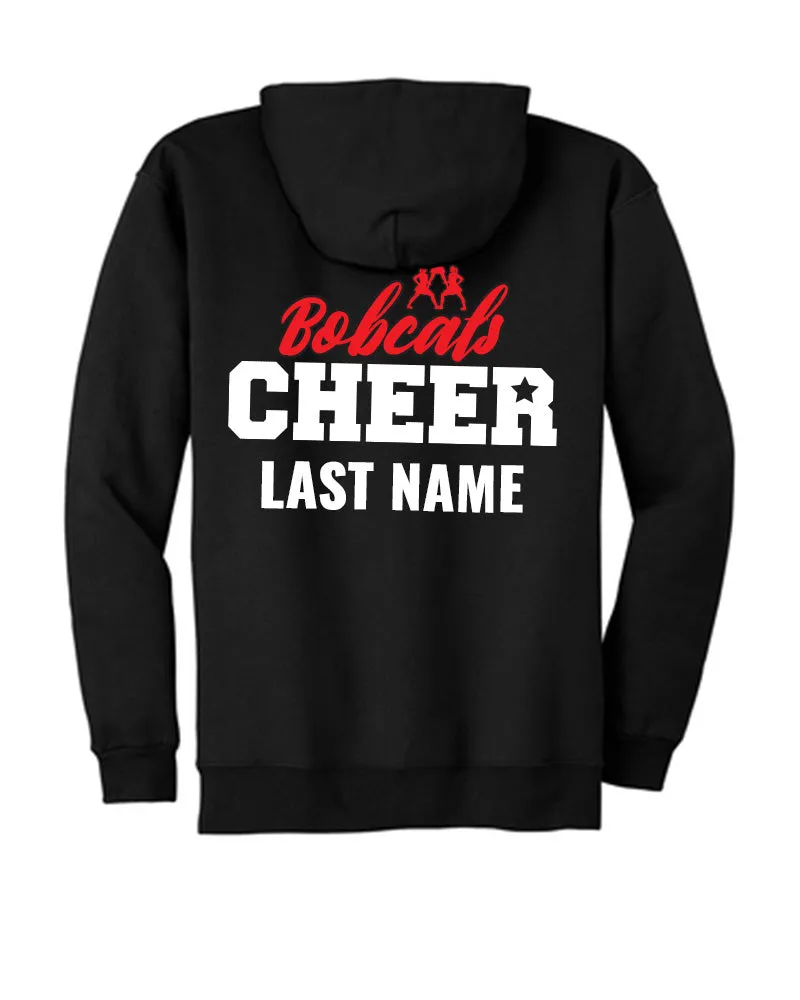 Bobcats CHEER Zip-Up Hoodie