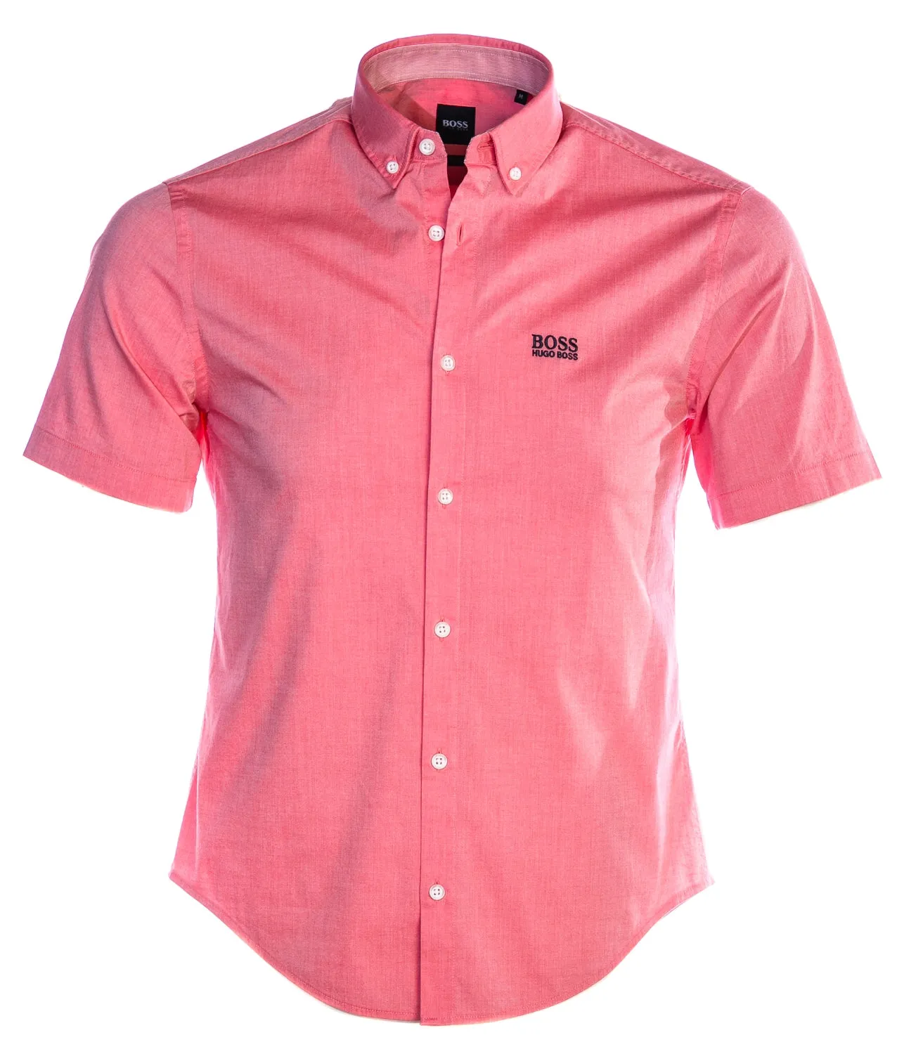 BOSS Biadia_R Short Sleeve Shirt in Bright Red