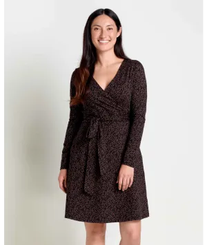 Cue Wrap Ls Dress