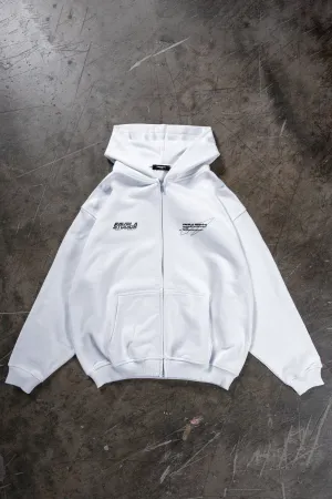 DOUBLE WHITE FRONTZIP