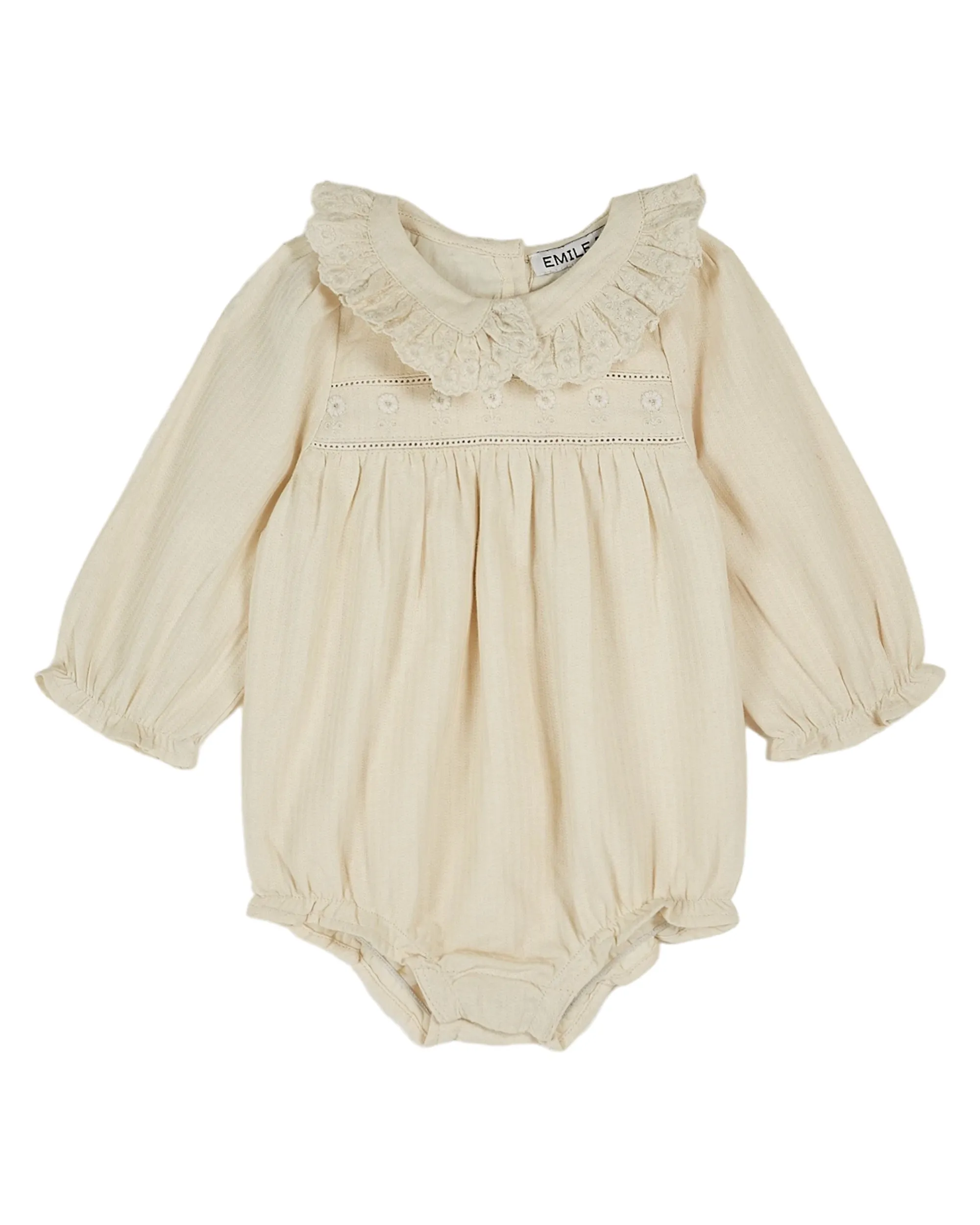 EMILE & IDA CREAM ROMPER