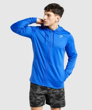 Gymshark Arrival Zip Up Hoodie - Blue