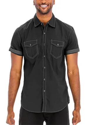 Outline Stitch Two Pocket Shirt