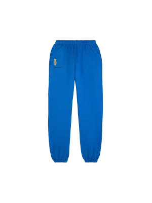 Pangaia x Haroshi BE@RBRICK™ Recycled Cotton Track Pants—cobalt blue