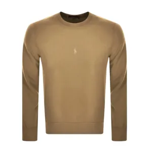 Ralph Lauren Khaki Logo Sweatshirt