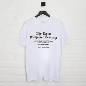 RNW Berlin Wallpaper Front Print - Tshirt - White