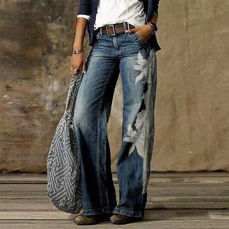 Wide Leg Pants Jeans For Women 2020